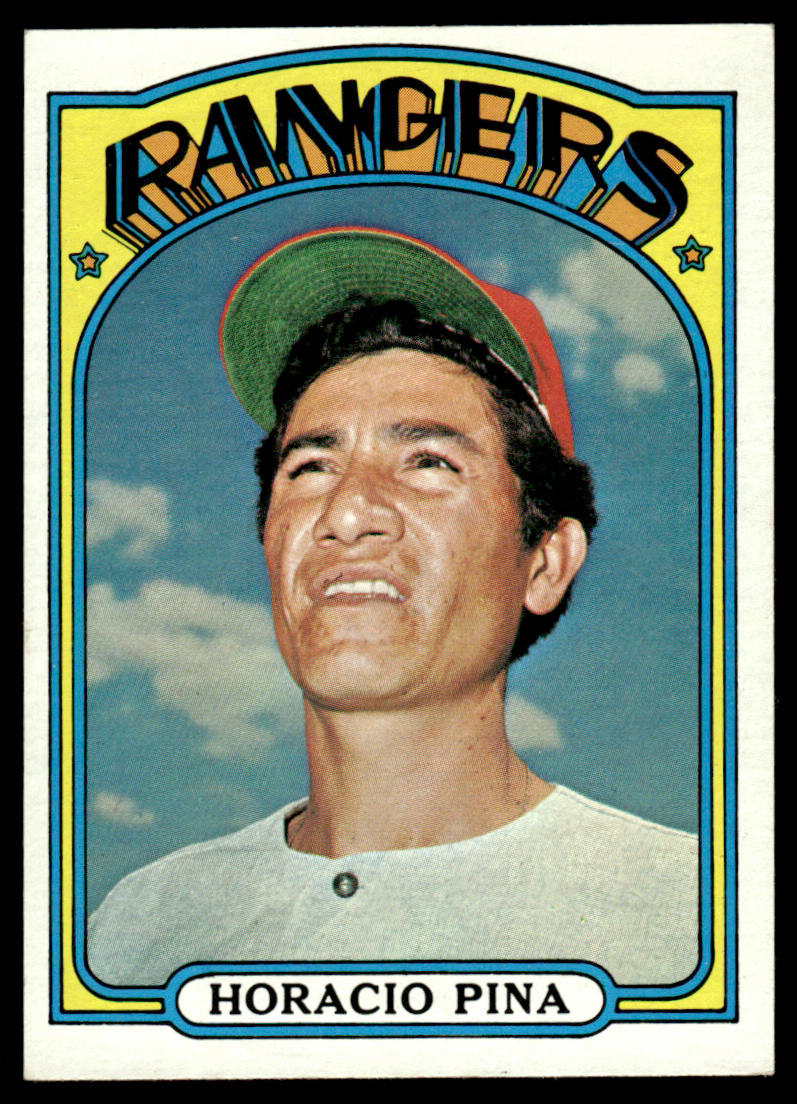 1972 Topps Baseball #654 - Horacio Pina - EXMT