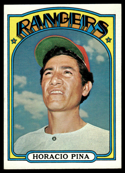 1972 Topps Baseball #654 - Horacio Pina - EXMT