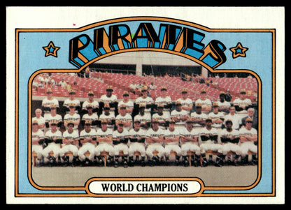 1972 Topps Baseball #1 - Pittsburgh Pirates - NM