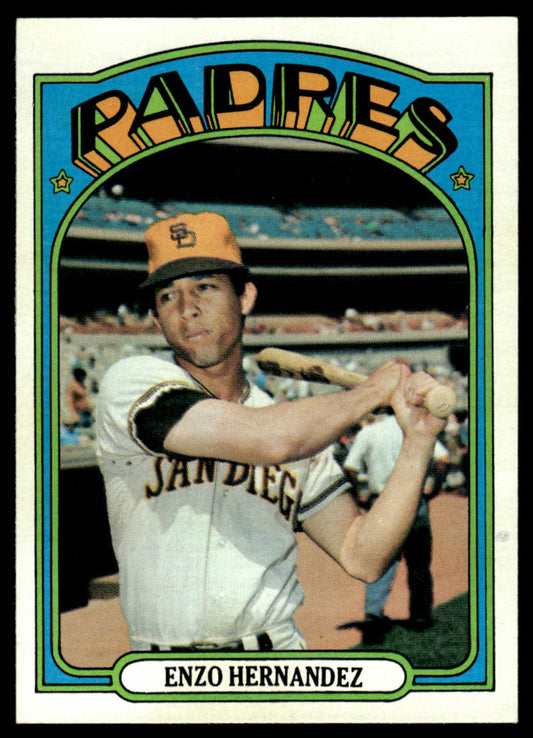 1972 Topps Baseball #7 - Enzo Hernandez - NM