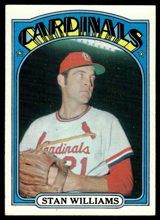 1972 Topps Baseball #9 - Stan Williams - EXMT