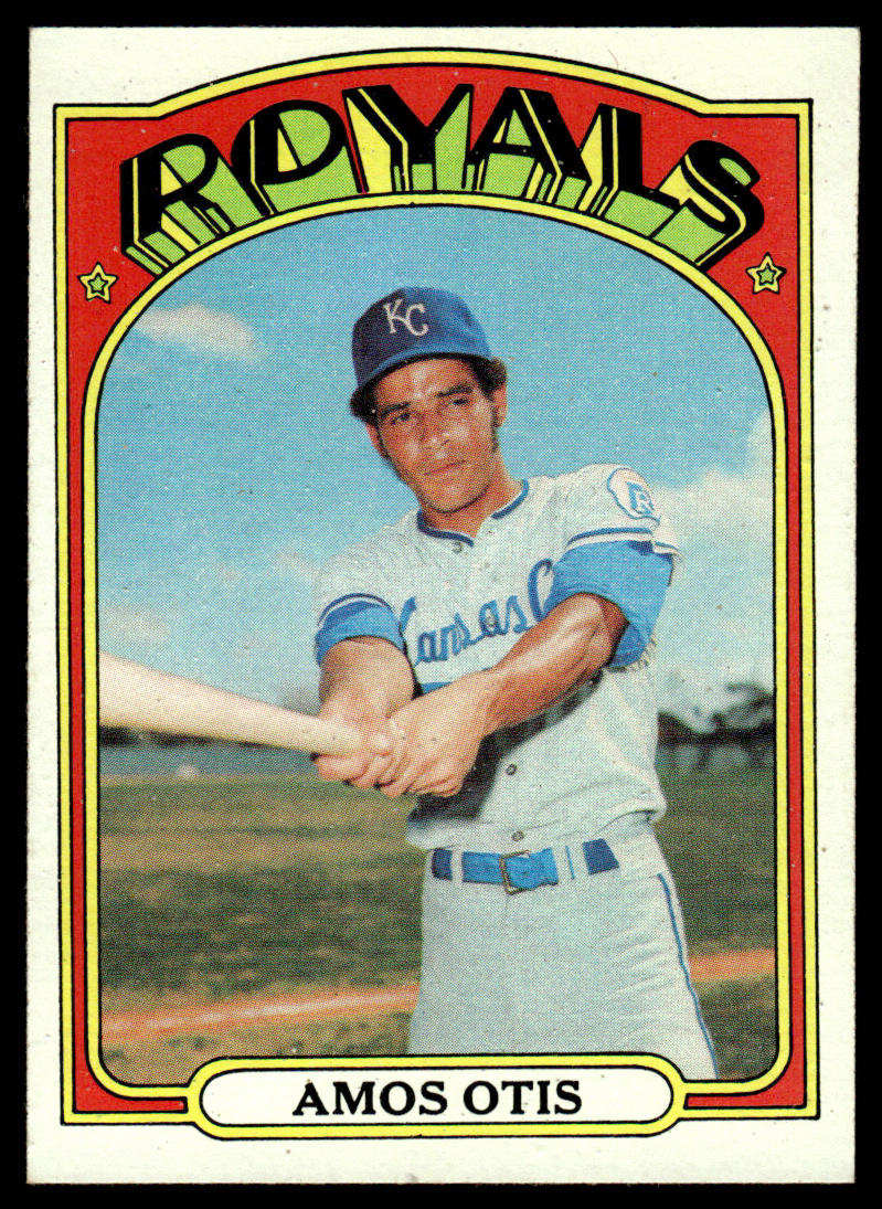 1972 Topps Baseball #10 - Amos Otis - NM