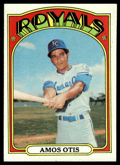 1972 Topps Baseball #10 - Amos Otis - NM
