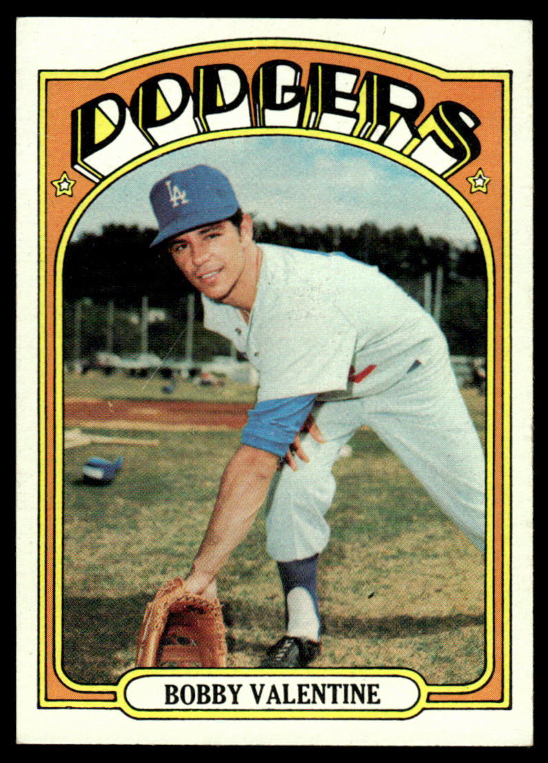 1972 Topps Baseball #11 - Bobby Valentine - EXMT