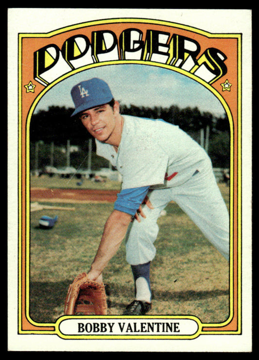 1972 Topps Baseball #11 - Bobby Valentine - EXMT