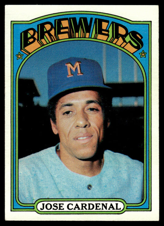1972 Topps Baseball #12 - Jose Cardenal - NM
