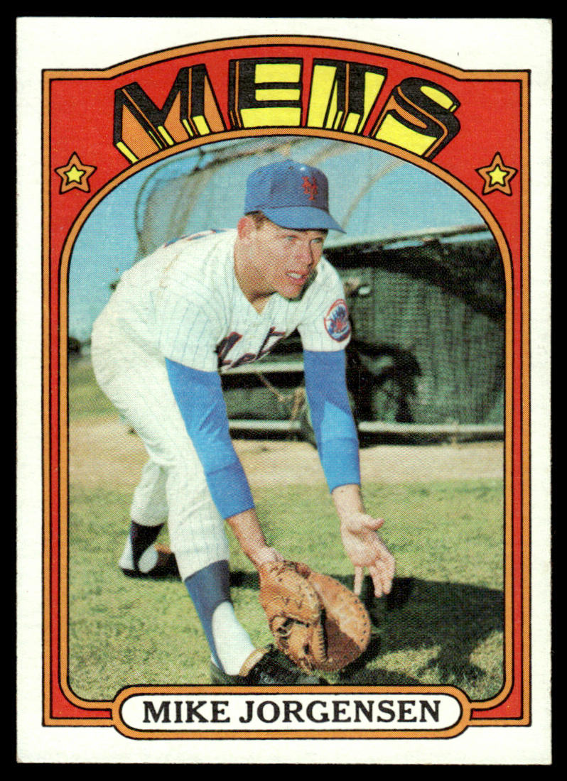 1972 Topps Baseball #16 - Mike Jorgensen - NM