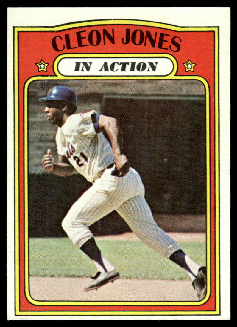 1972 Topps Baseball #32 - Cleon Jones IA - EXMT