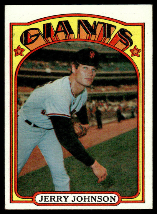 1972 Topps Baseball #35 - Jerry Johnson - EXMT