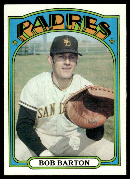 1972 Topps Baseball #39 - Bob Barton - NM