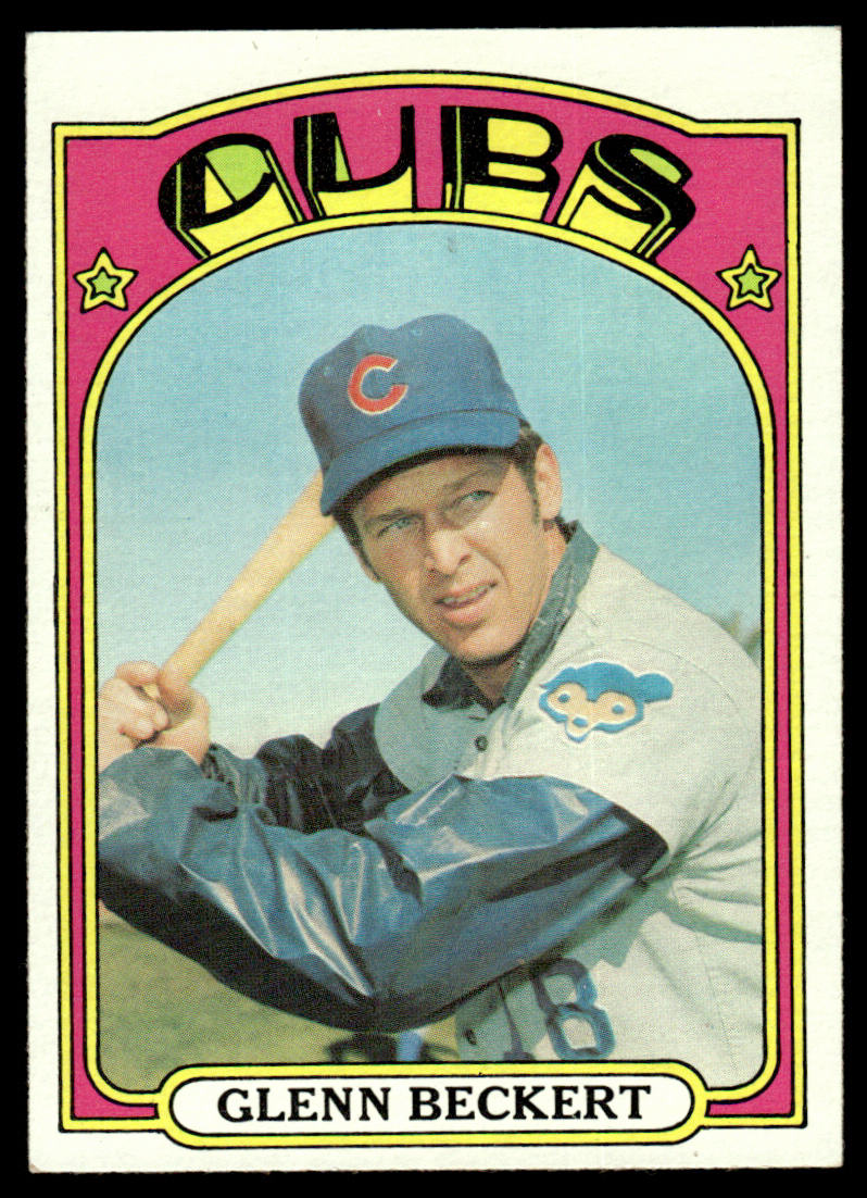 1972 Topps Baseball #45a - Glenn Beckert - NM