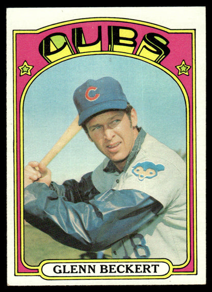 1972 Topps Baseball #45a - Glenn Beckert - NM