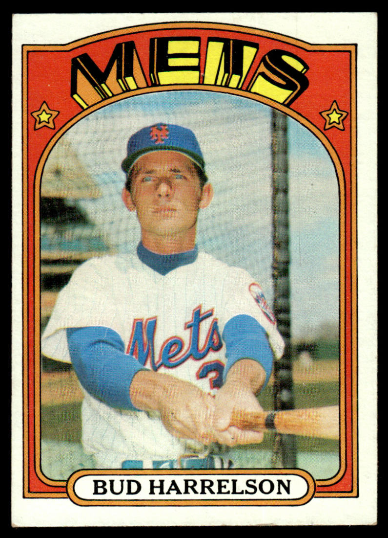 1972 Topps Baseball #53 - Bud Harrelson - EXMT