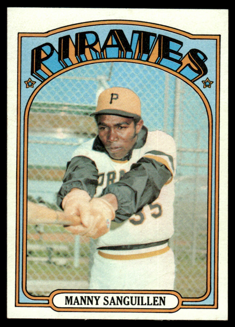 1972 Topps Baseball #60 - Manny Sanguillen - NM