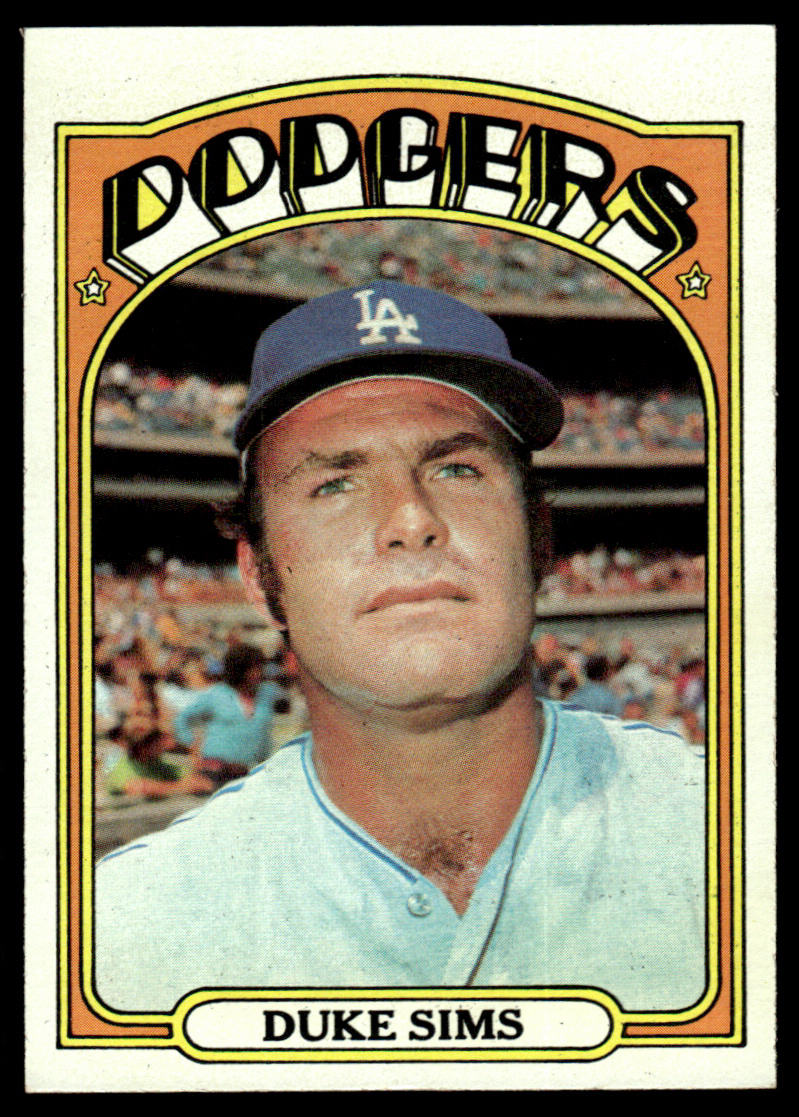 1972 Topps Baseball #63 - Duke Sims - NM