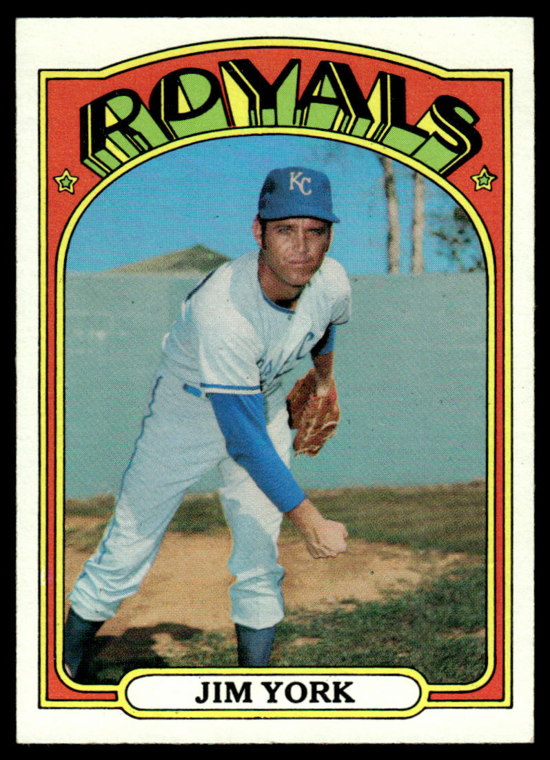 1972 Topps Baseball #68 - Jim York RC - NMMT