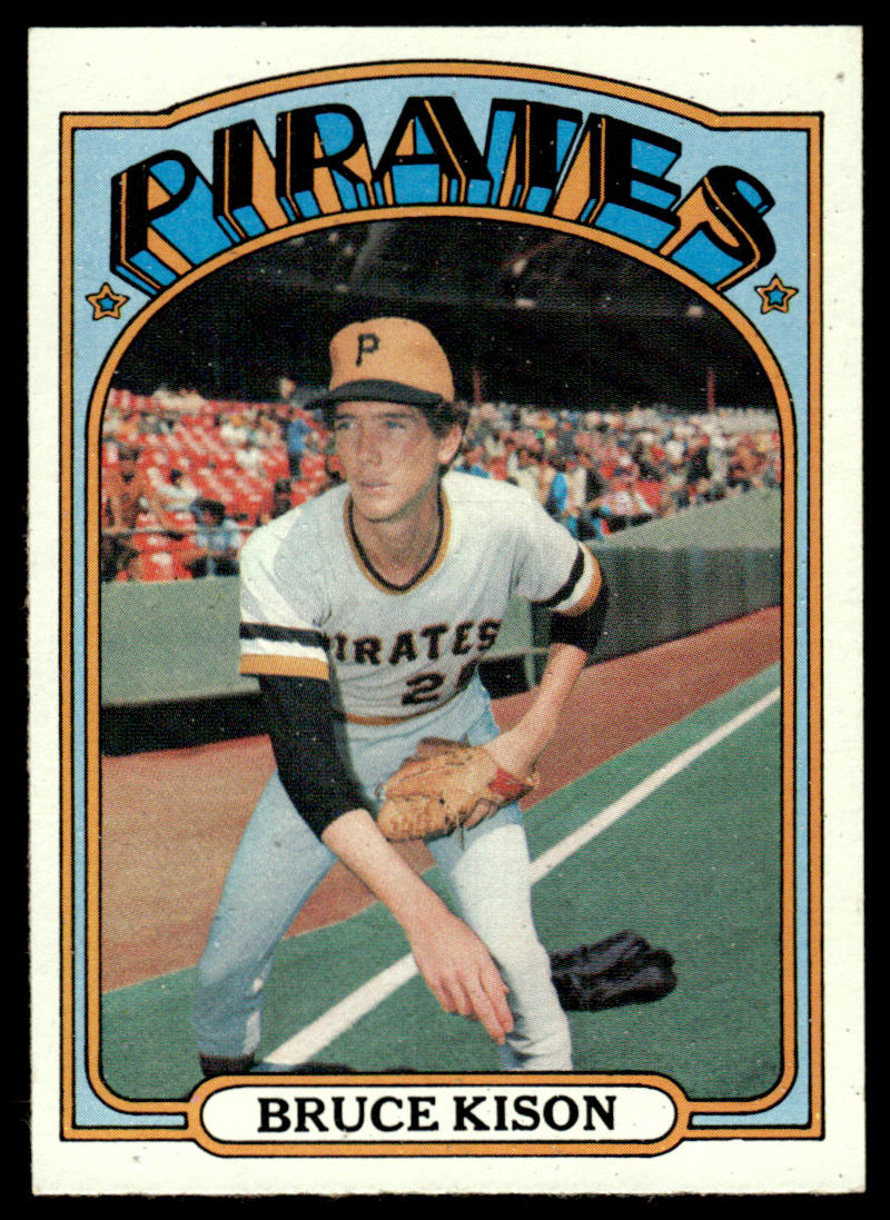 1972 Topps Baseball #72 - Bruce Kison RC - EXMT