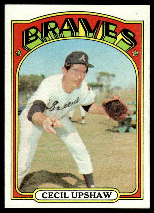 1972 Topps Baseball #74 - Cecil Upshaw - NM