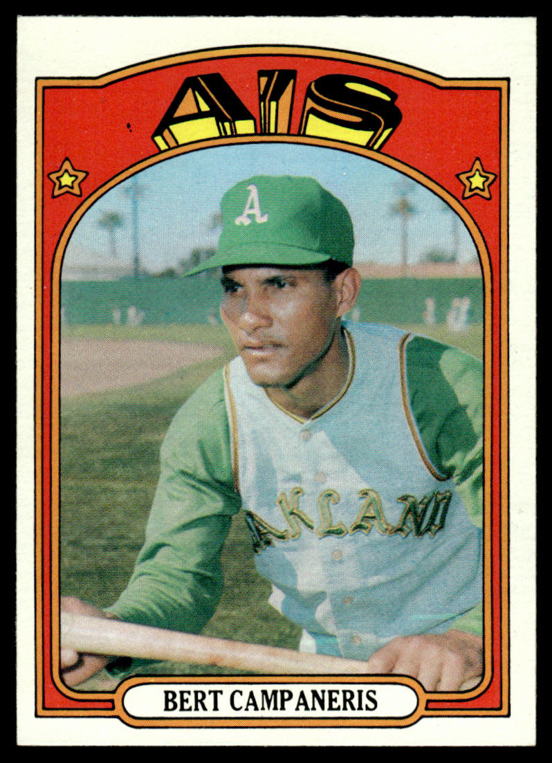 1972 Topps Baseball #75 - Bert Campaneris - NM