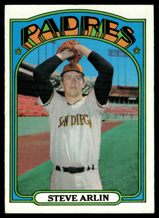 1972 Topps Baseball #78 - Steve Arlin RC - EXMT