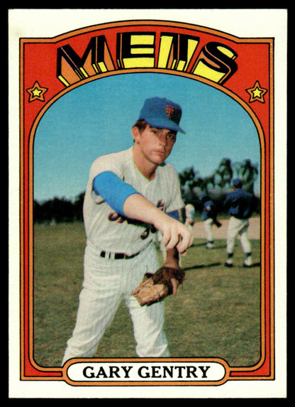 1972 Topps Baseball #105 - Gary Gentry - NMMT