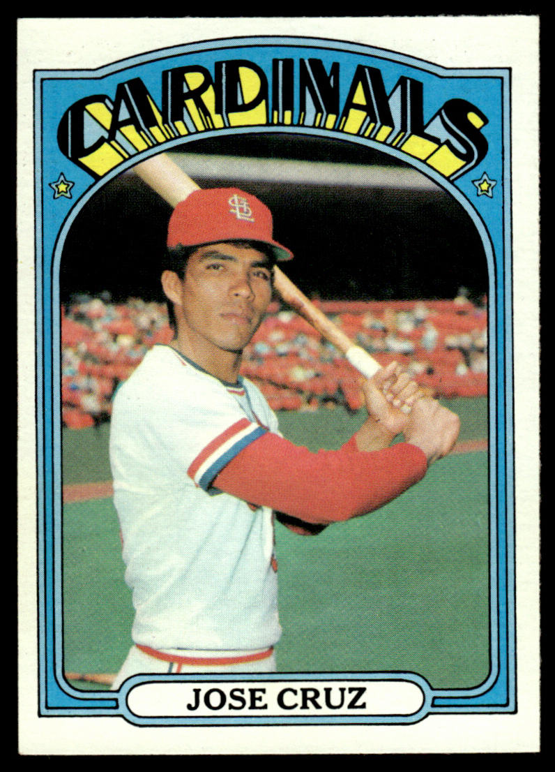 1972 Topps Baseball #107 - Jose Cruz RC - NM