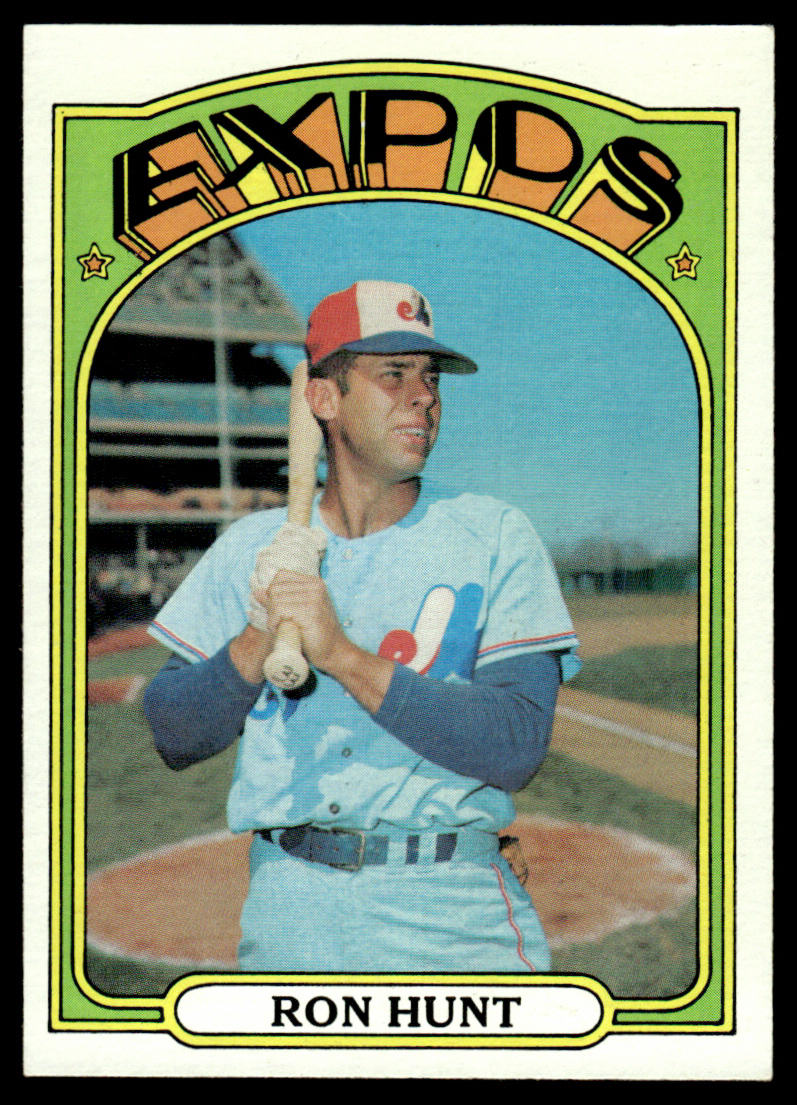 1972 Topps Baseball #110 - Ron Hunt - NM