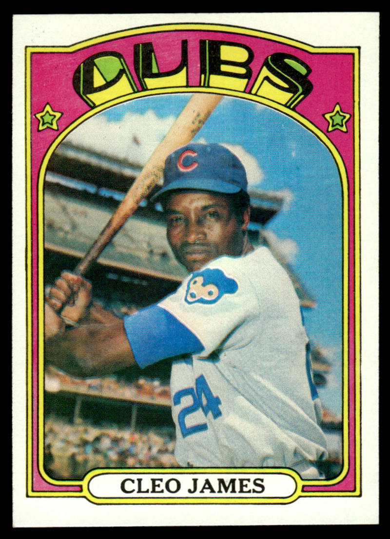 1972 Topps Baseball #117a - Cleo James RC - NM