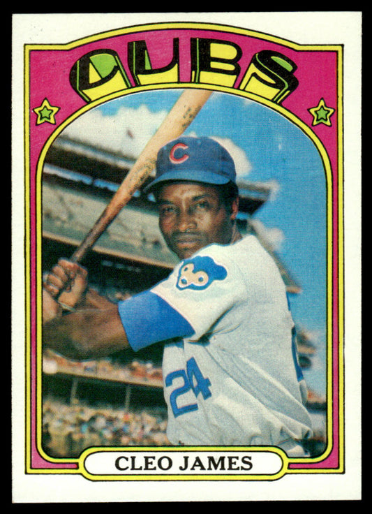 1972 Topps Baseball #117a - Cleo James RC - NM