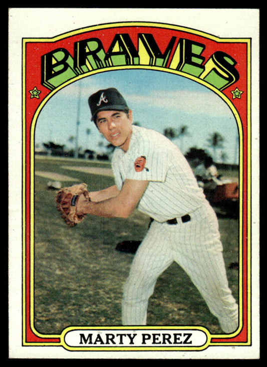 1972 Topps Baseball #119 - Marty Perez - EXMT