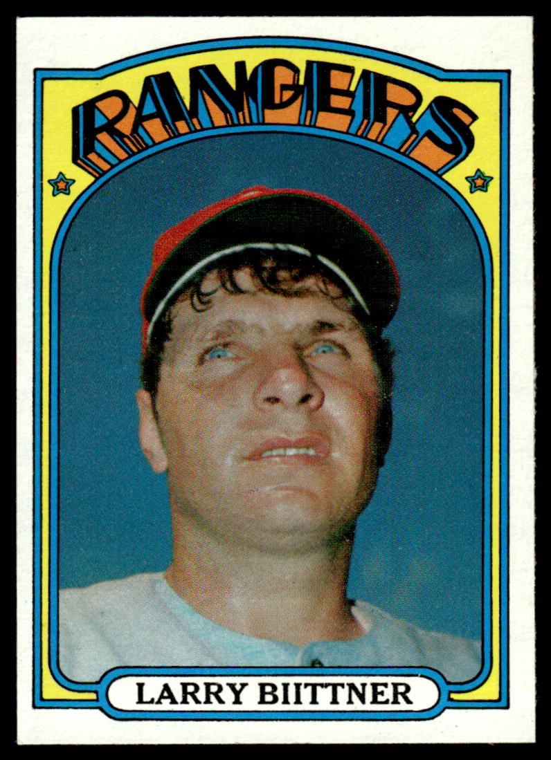 1972 Topps Baseball #122 - Larry Biittner RC - NM