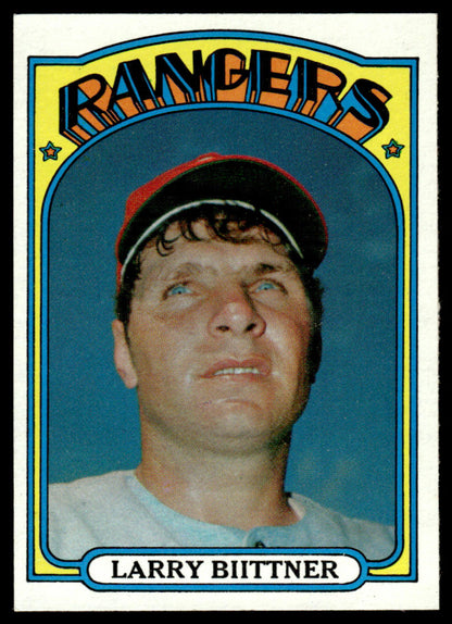 1972 Topps Baseball #122 - Larry Biittner RC - NM