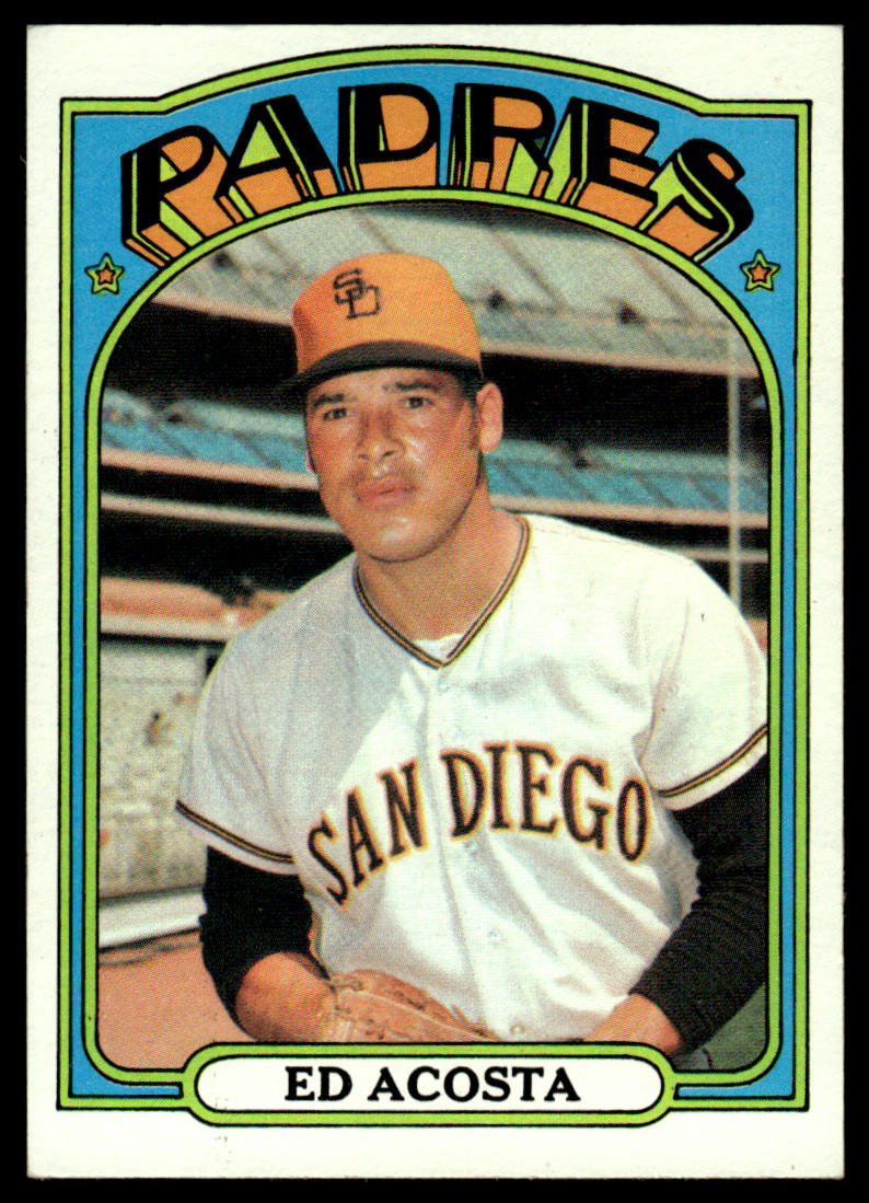 1972 Topps Baseball #123 - Ed Acosta - NM