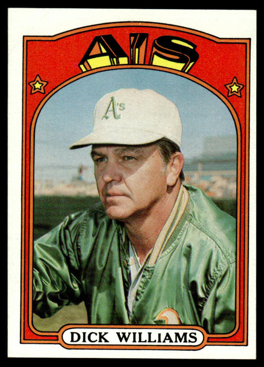 1972 Topps Baseball #137 - Dick Williams - EXMT