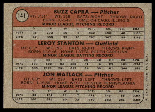 1972 Topps Baseball #141 - Mets 1972 Rookie Stars - NM