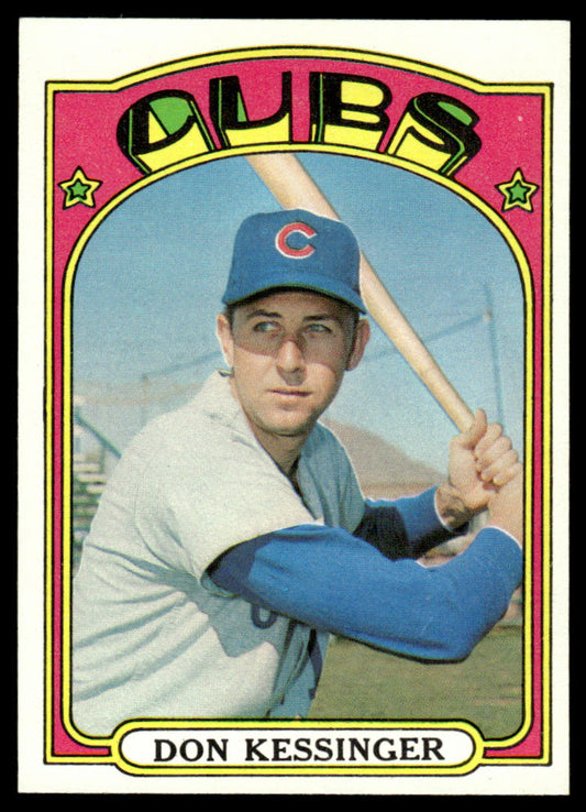 1972 Topps Baseball #145 - Don Kessinger - EXMT