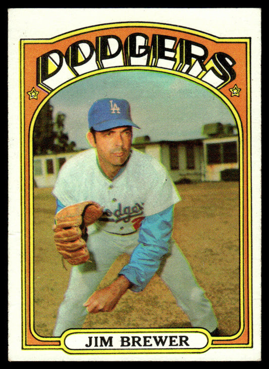 1972 Topps Baseball #151 - Jim Brewer - EXMT