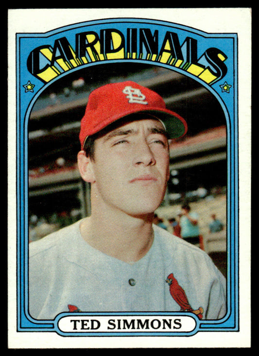1972 Topps Baseball #154 - Ted Simmons - NM