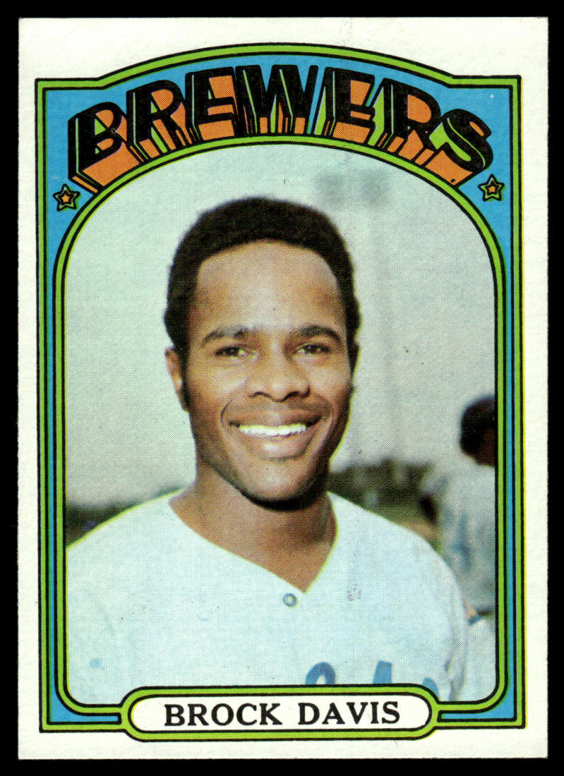 1972 Topps Baseball #161 - Brock Davis - NM