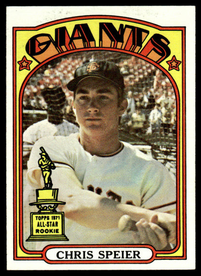 1972 Topps Baseball #165 - Chris Speier - NM
