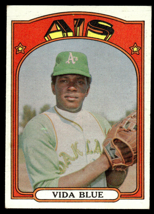 1972 Topps Baseball #169 - Vida Blue - EXMT