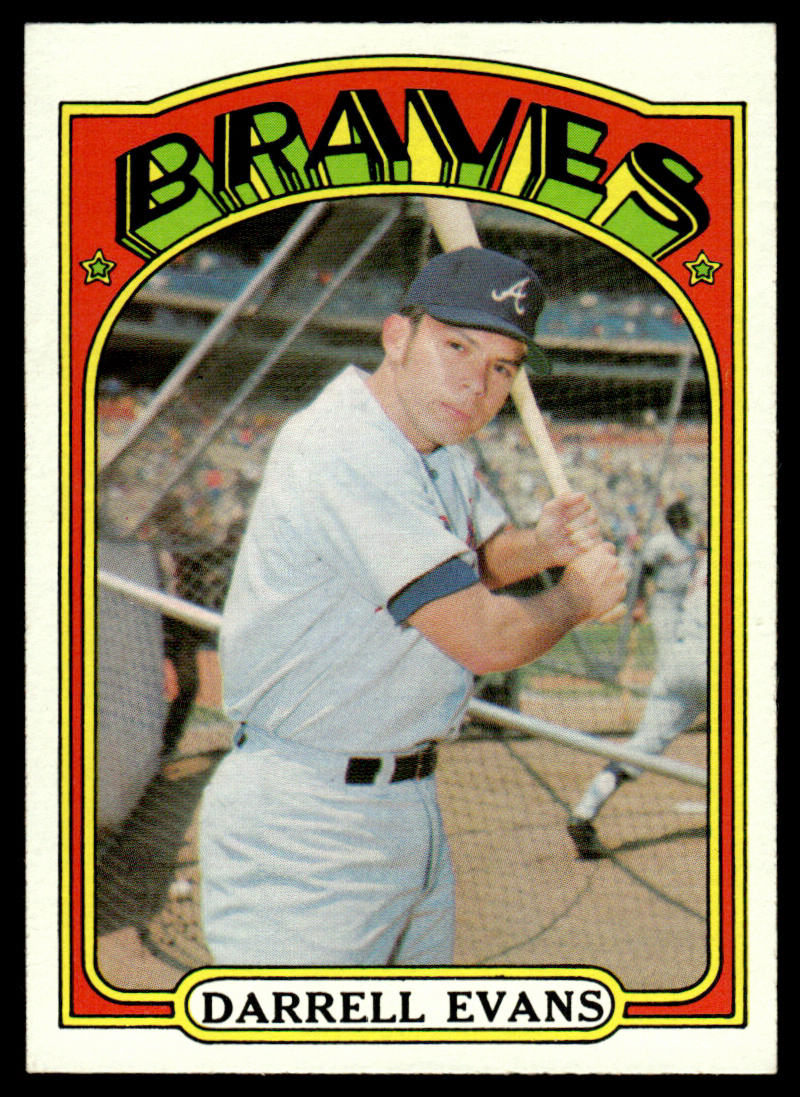 1972 Topps Baseball #171 - Darrell Evans - NMMT