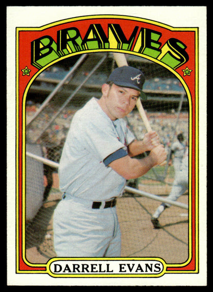 1972 Topps Baseball #171 - Darrell Evans - NMMT