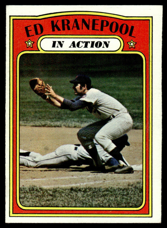 1972 Topps Baseball #182 - Ed Kranepool IA - EXMT