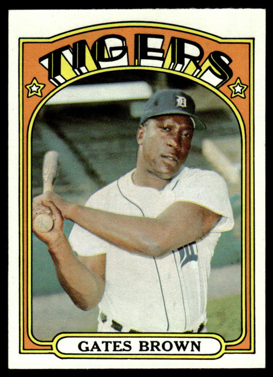1972 Topps Baseball #187 - Gates Brown - NMMT
