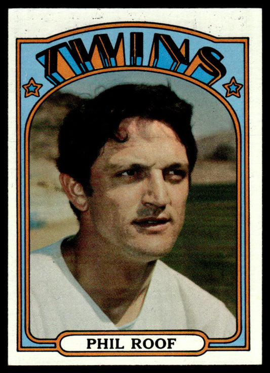 1972 Topps Baseball #201 - Phil Roof - NM