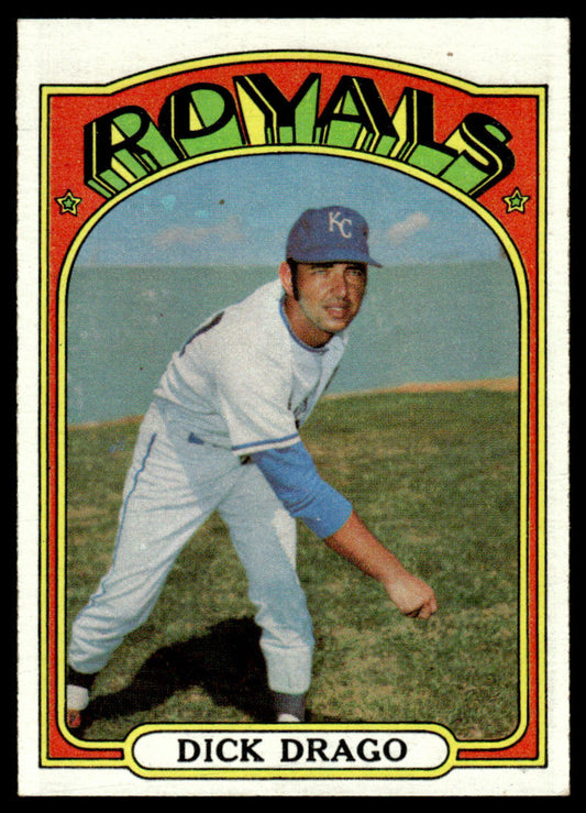 1972 Topps Baseball #205 - Dick Drago - NM