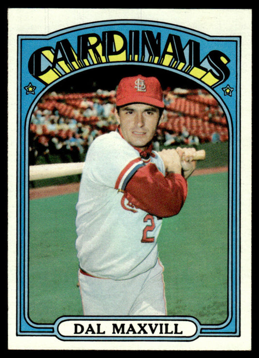 1972 Topps Baseball #206 - Dal Maxvill - NM