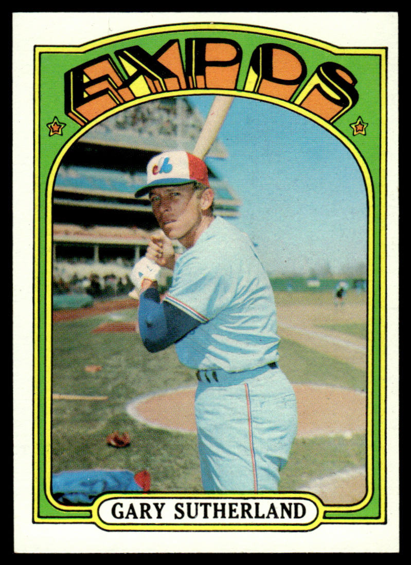 1972 Topps Baseball #211 - Gary Sutherland - NM
