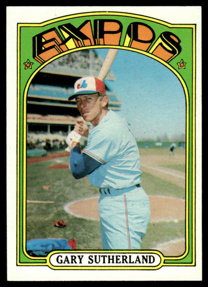 1972 Topps Baseball #211 - Gary Sutherland - NM
